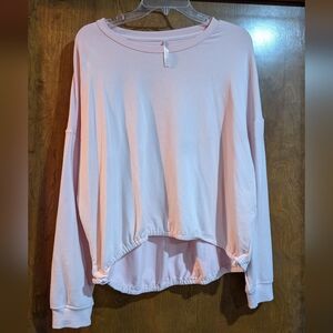 Euc Fabletics Pink Long Sleeve Top